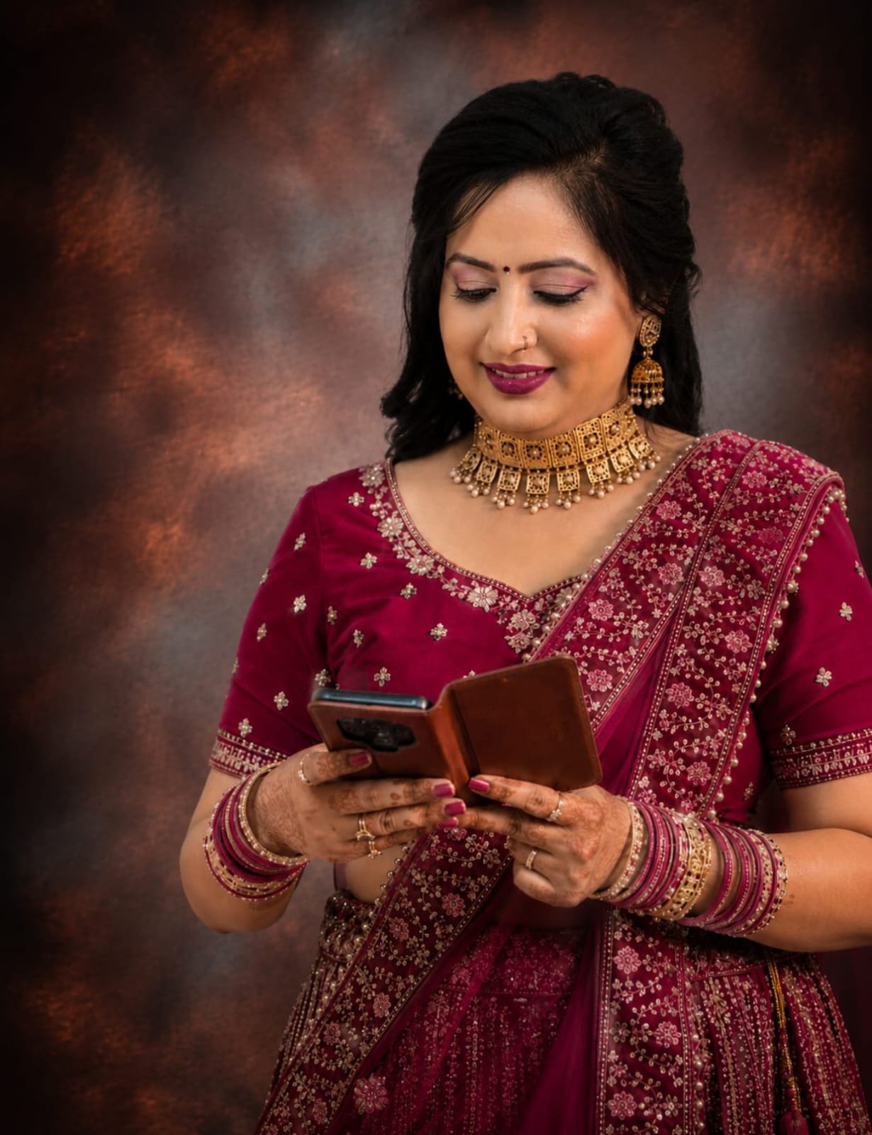 Shubhaangi Makeup Studio portfolio makeup work photo