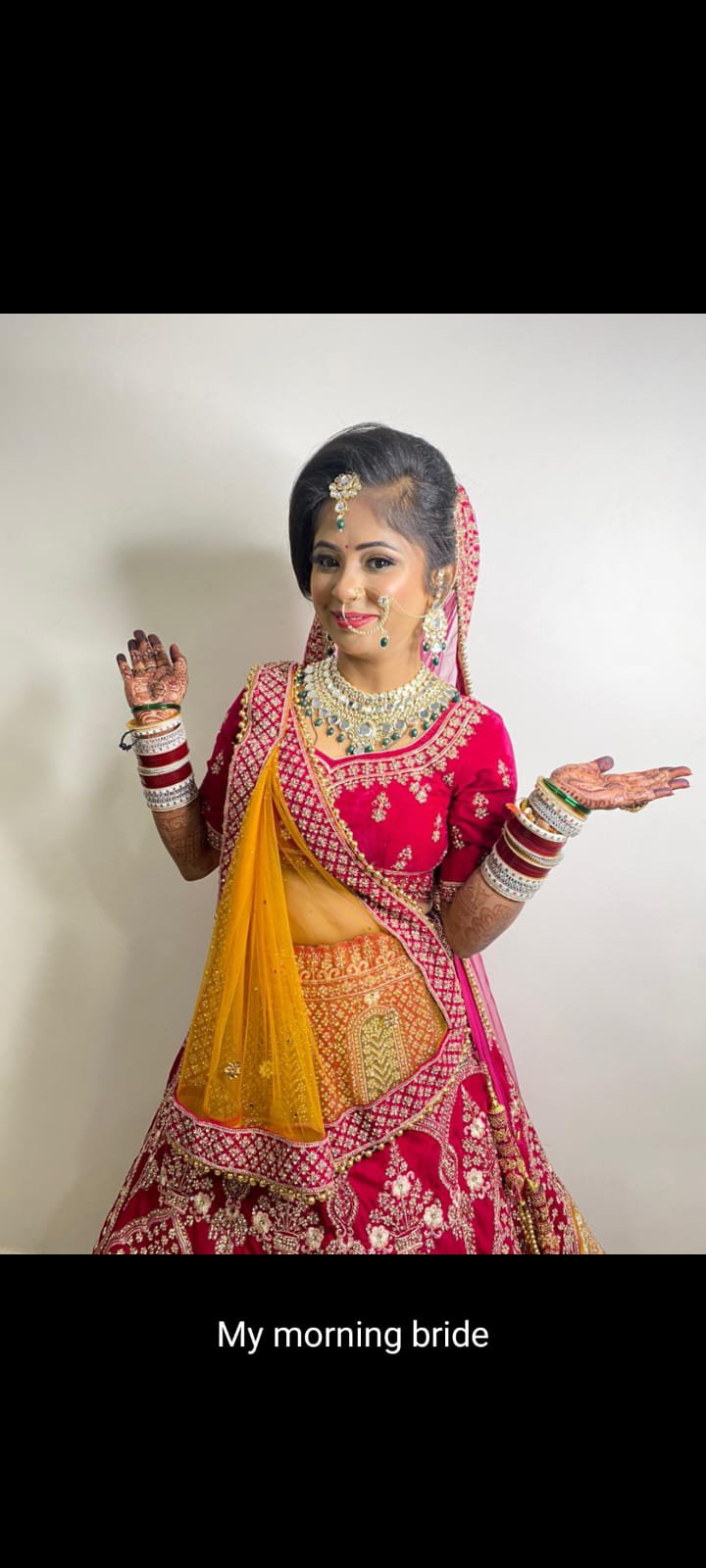 Shubhaangi Makeup Studio portfolio makeup work photo