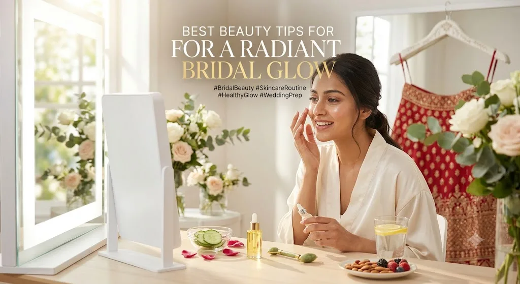 Professional bridal makeup tips for glowing skin