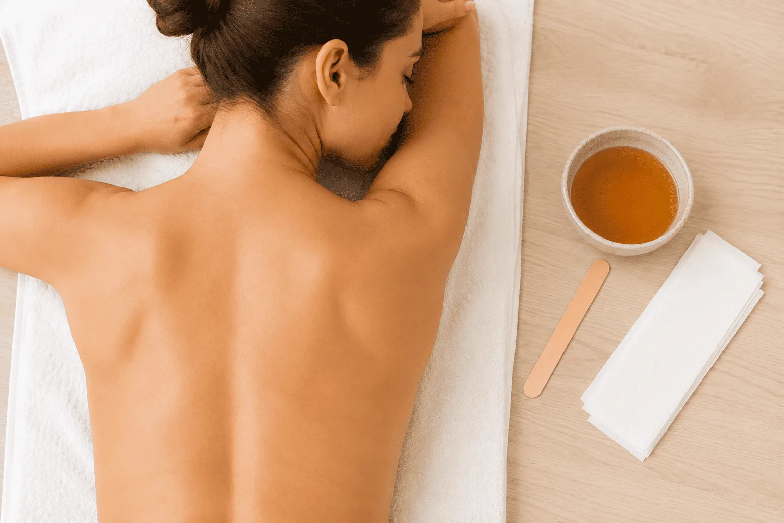 Full Back Waxing at Home