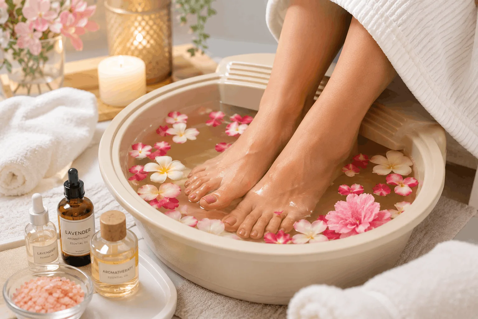 Aroma Pedicure at Home