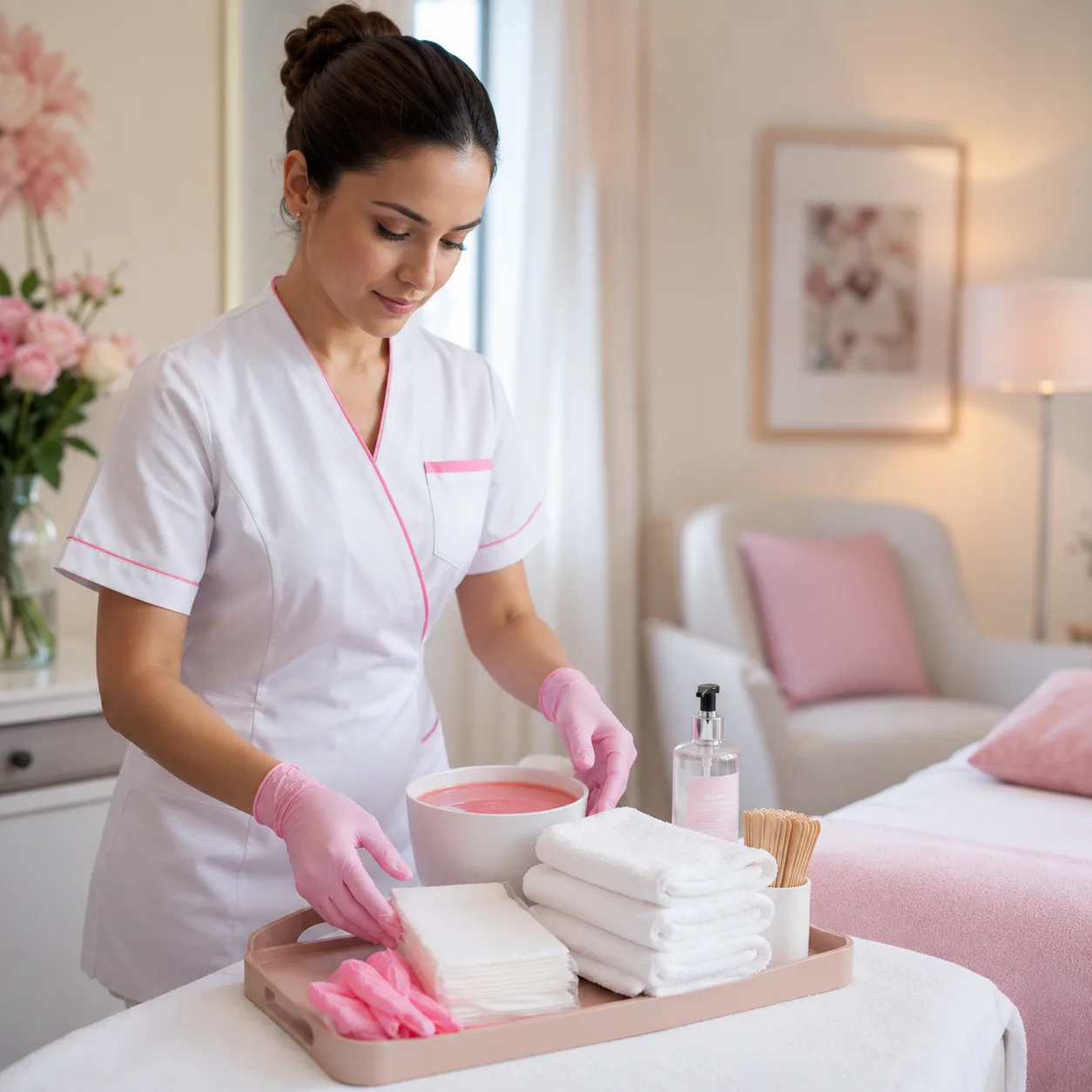 Buttocks Waxing at Home for Women