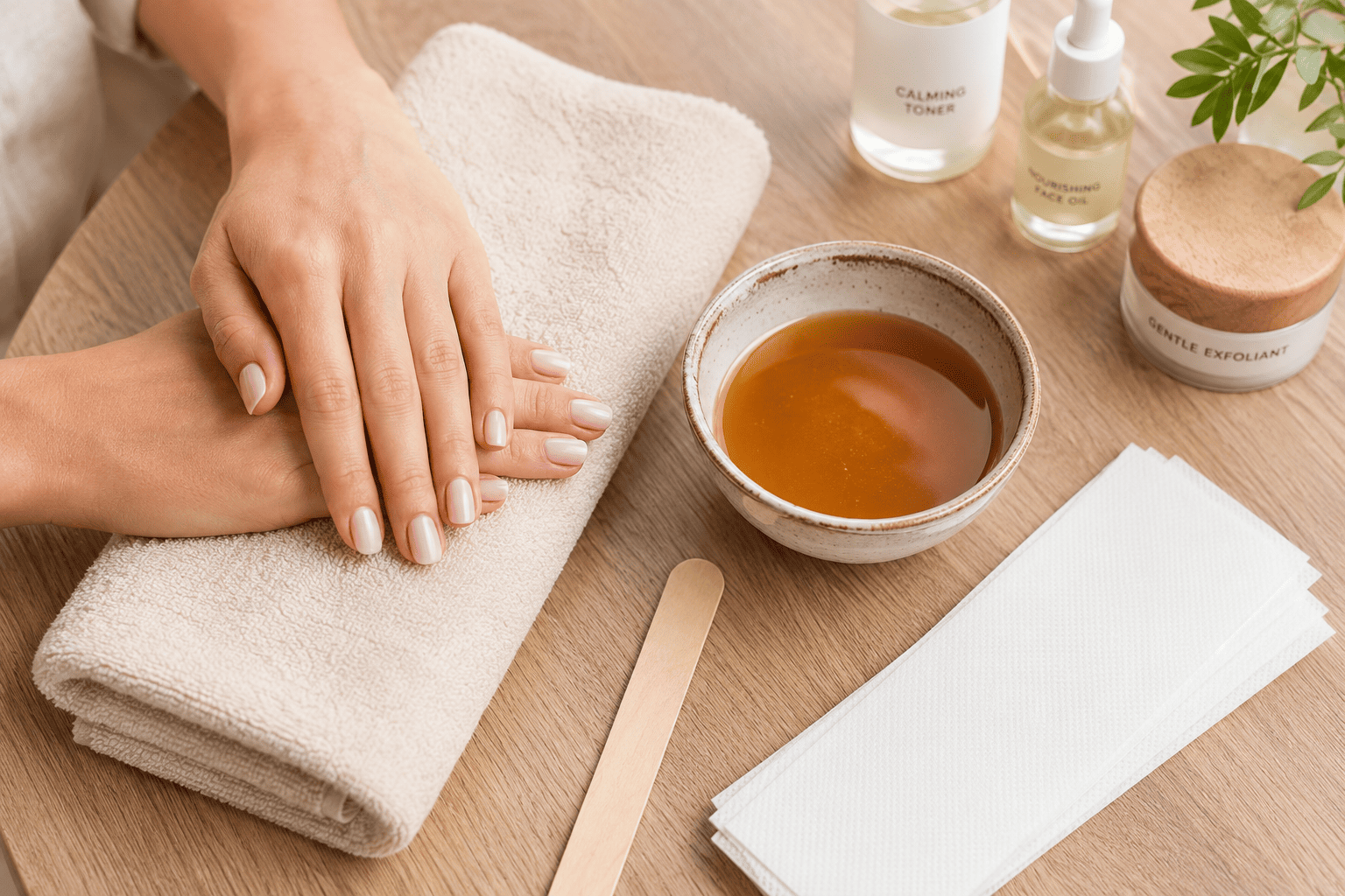 Full Arms & Half Legs Waxing at Home