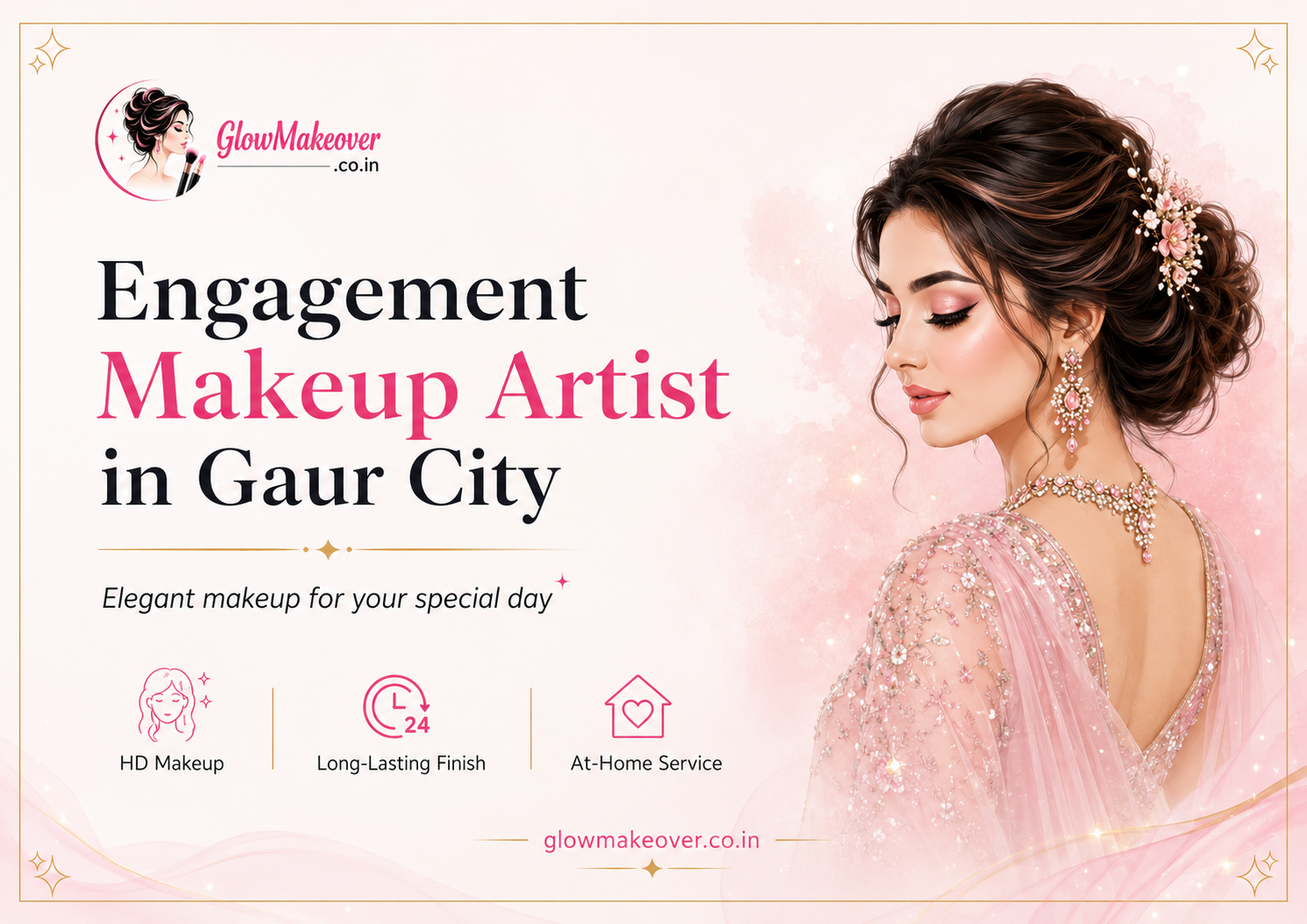 Engagement Makeup Artist in Makeup Artist & Salon in Ghaziabad