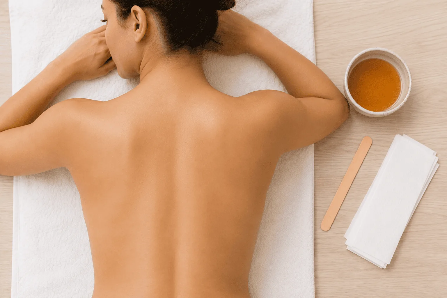 Half Back Waxing at Home