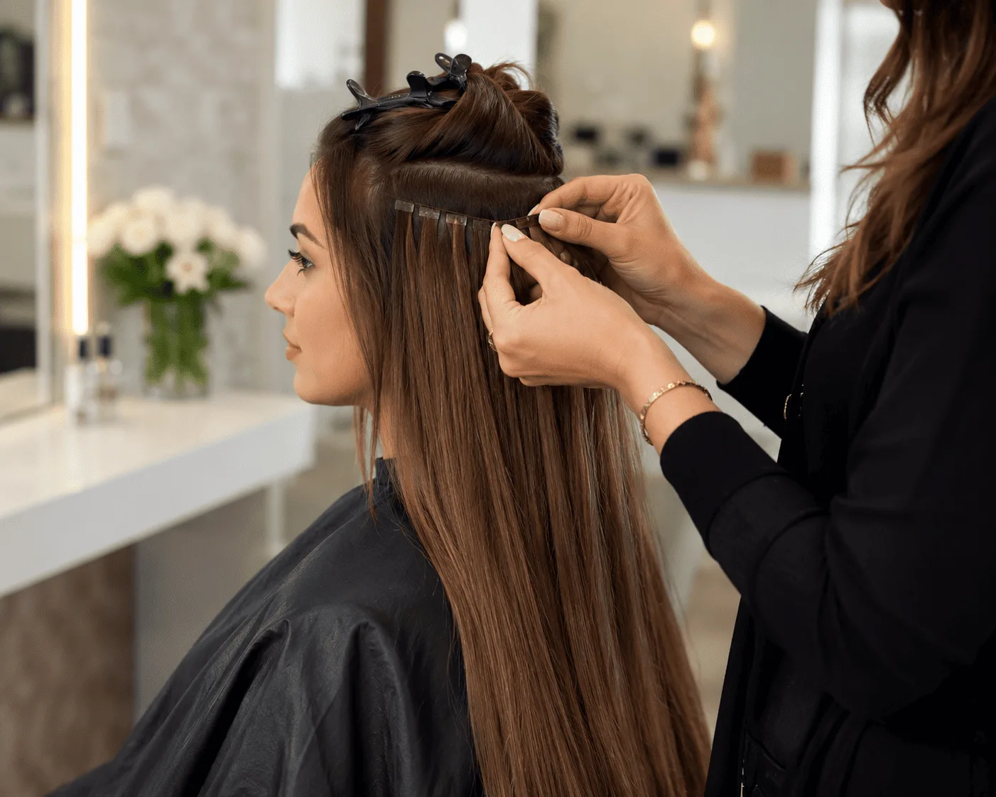 Premium Hair Extensions & Volumizing Service